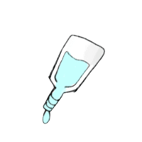 スポットタイプの予防薬（イラスト）